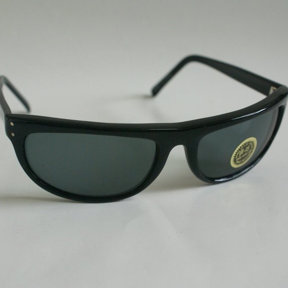 NWT TruVintage Biker Wrap around classic 90's fashion glass G-15 lens Sunglasses - Picture 5 of 9
